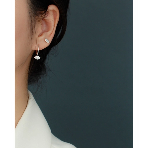 Oog Knopoorbellen Met 925 Sterling Zilveren Oorknopjes Zirkoon Ster Bijoux Minimalistische Sieraden Voor Dames