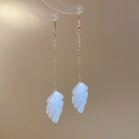 Fashion Dangle Drop Earrings For Women Alloy Zircon Faux Artificial Pearl Leaf Floral Geometric Tassel Trendy Elegant Simple Jewelry