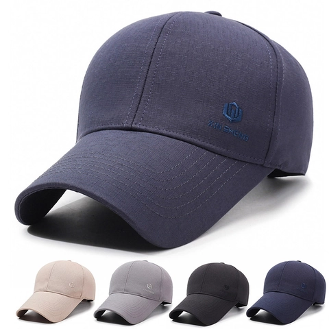 Baseballpet Heren Polyester Verstelbare Metalen Gesp Geborduurd Outdoor Sport Zonbescherming Casual Ademende Hoed
