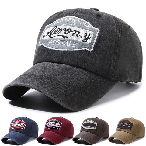 Cappello Da Baseball In Cotone Lavato Vintage Distressed Patch Ricamata Cappello Da Sole Regolabile Per Uomini Donne