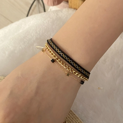 Böhmische Mehrlagige Armbänder Mit Kristall Satinband Und Kupferketten Perlen Vintage Boho Stil Schmuck Für Damen