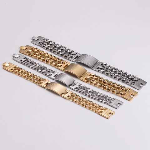 Bracciale Da Uomo In Acciaio Inossidabile Catena Cubana Retro Heavy Industrial Punk Croce Religiosa Preghiera Incisa