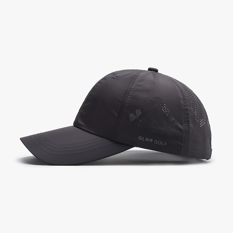 Polyester Quick Dry Baseball Cap Breathable Laser Cut Ventilation Golf Outdoor Sun Protection Adjustable Hat For Men Women