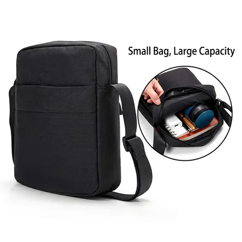 Bolso Bandolera Para Hombre Tela Oxford Hidrófugo Gran Kapacidad Viaje Casual Bolso De Hombro Ligero Correa Ajustable