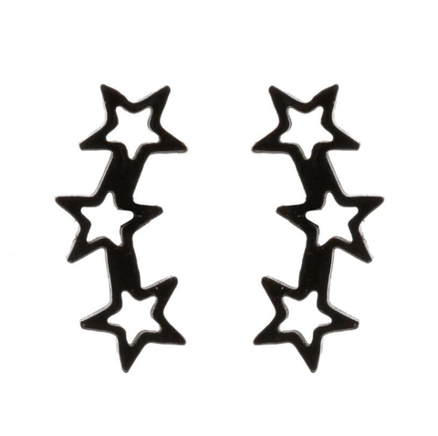 Pendientes de Botón de Acero Inoxidable para Mujer Halloween Araña Nota Musical Estrella Geométricos Minimalistas Joyería Punk