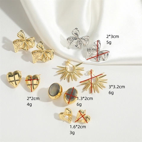 Orecchini a Cuore Con Fiocco Francese Rétro per Donna Orecchini Pendenti Eleganti Personalizzati in Rame Strass Conchiglia Perla Artificiale Gioielli Regalo