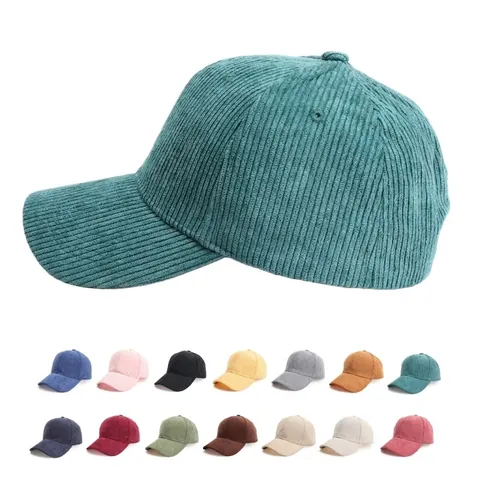 Vintage Cord Baseballkappe Für Damen Herren Einfarbig Verstellbar Outdoor Sonnenhut Lässig Warm Dad Hat Sport Trucker Cap
