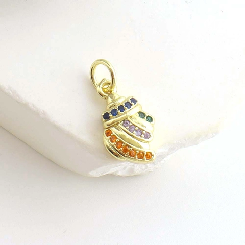 Ciondoli In Zirconia Cubica Colorata Rame Placcato Oro Occhio Del Male Stella Marina Forme Animali Per Gioielli DIY