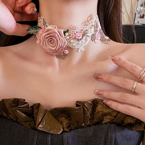 Spring Color Pearl Necklaces
