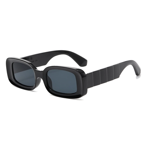 Retro Rechteckige Sonnenbrille Vintage Breiter Rahmen Mode UV400 Schutz Bunte Transparente PC Brillen Für Damen Herren