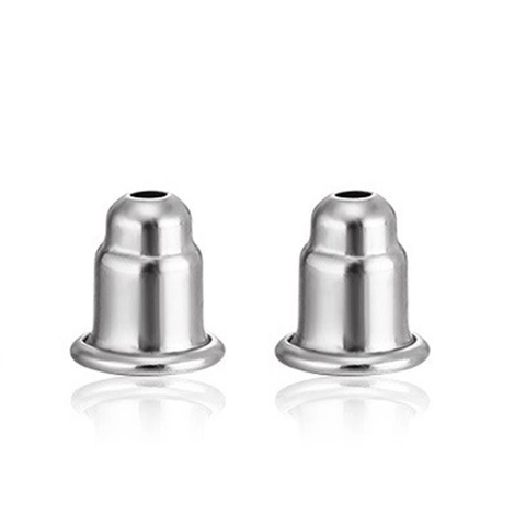 Farfalline Orecchini in Argento Sterling 925 Chiusure a Proiettile Forma a Campana Galvanica Fai da Te Accessori per Orecchini