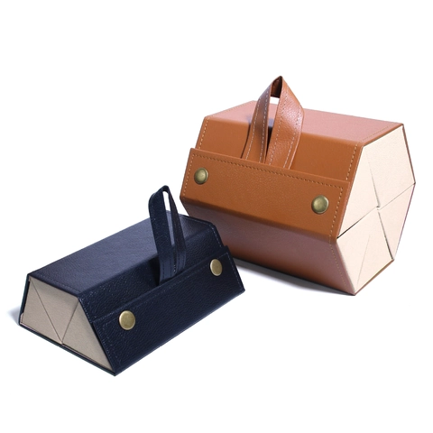 Custodia Pieghevole Per Occhiali A Più Scomparti In Pelle PU Organizzatore Per Occhiali Da Sole Portatile Supporto Da Appendere