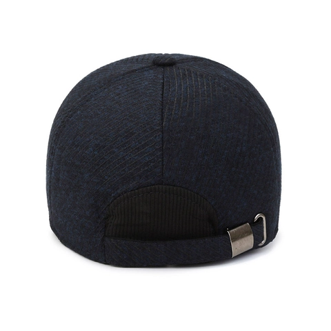 Berretto Da Baseball Invernale Uomo Calda Cotone Lana Cappello Protezione Orecchie Logo M Metallo Regolabile Sport All Aperto