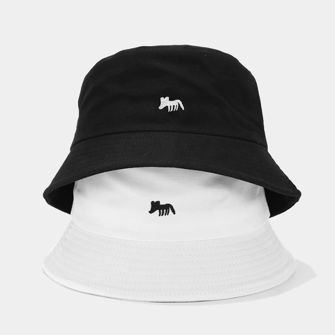 Chapeau Bob Brodé Animal Coton Protection Solaire Chapeau De Pêcheur Décontracté Extérieur Pour Femmes Hommes