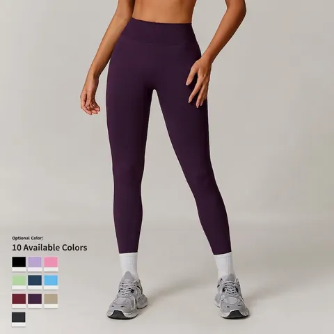 Seamless High Waist Yoga Pants Women Butt Lifting Tummy Control Fitness Leggings Polyamide Elastane Breathable Workout