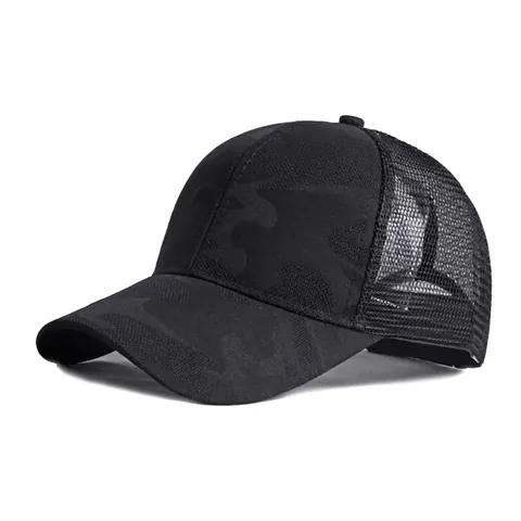 Cappello Da Baseball Mimetico Da Donna Con Foro Per Coda Di Cavallo Rete Traspirante Cappello Da Sole Regolabile Cotone