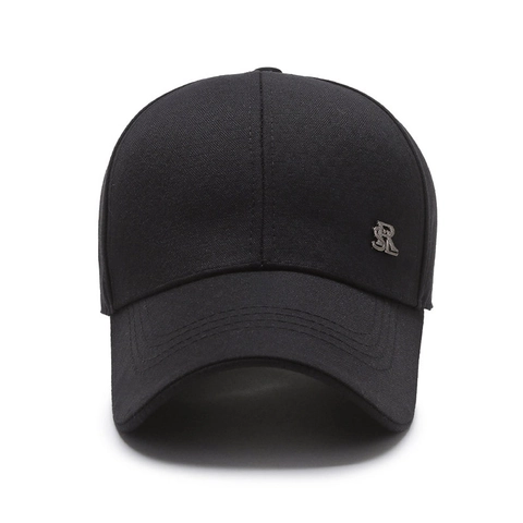 Baseballpet Heren Polyester Ademend Zonbescherming Verstelbaar Outdoor Casual Sport Hoed Met Metalen Logo