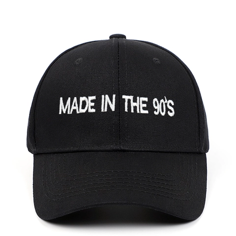 Vintage Καπέλο Μπέιζμπολ Με Κέντημα Made In The 90s Βαμβακερό Ρυθμιζόμενο Καπέλο Ήλιου Streetwear Για Άνδρες Γυναίκες