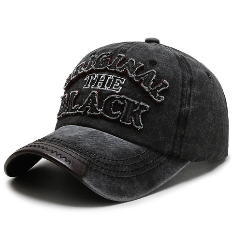 Cappello Da Baseball In Cotone Lavato Distressed Retro Ricamo Lettere Cappello Da Sole Regolabile Per Uomini Donne Outdoor Fashion