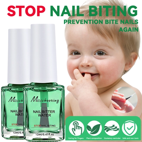Esmalte De Uñas Amargo Para Niños Y Adultos Deja De Morderse Las Uñas Y Succionar El Pulgar Extractos De Plantas Naturales Impermeable