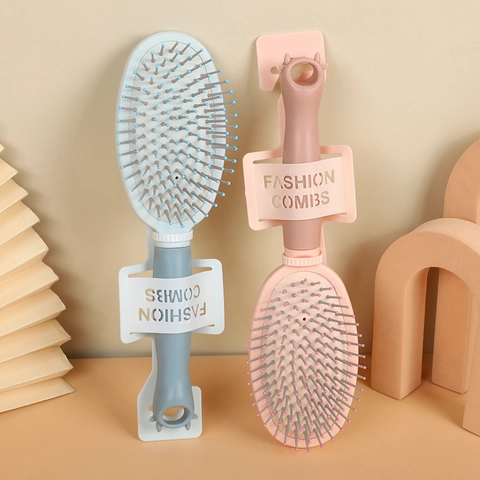 Spazzola Per Capelli Massaggiante Con Cuscino D'aria Pettine Districante Anti Statico Per Donne Capelli Lunghi Ricci Plastica ABS Colore Macaron