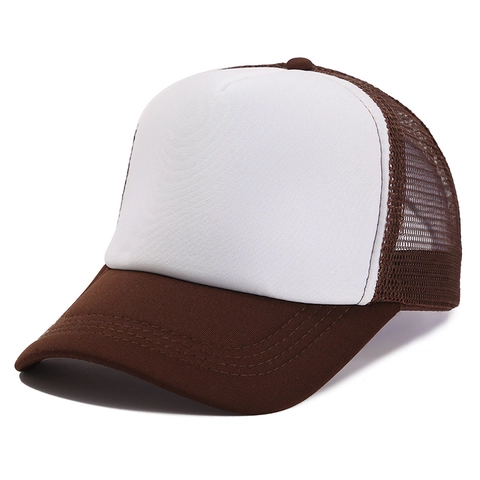 Casquette Trucker Unisexe En Coton Polyester Respirant À Maille Réglable Protection Solaire Baseball Pour Sports De Plein Air