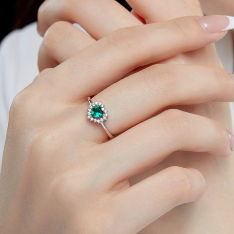 S925 Sterlingsilber Herzförmig Strass Halo Offener Ring Für Damen Ins Stil Verstellbar Luxus Hochzeit Party Schmuck