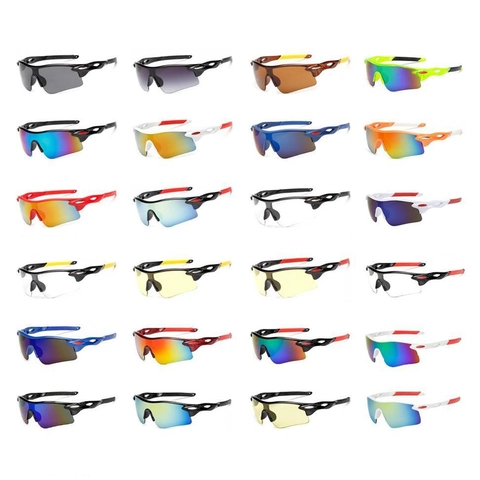 Outdoor Sports Sunglasses PC Frame UV400 Polarized Cycling Eyewear Windproof Protective For Running Fishing Driving Unisex