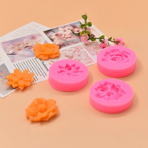 Blumen Silikonform Rose Lilie Gänseblümchen Form DIY Backwerkzeug Für Fondant Schokolade Seife Kerze Harz Handwerk