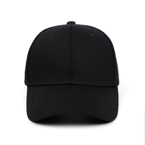 Baseballkappe Baumwolle Atmungsaktiv Sonnenschutz Verstellbare Metallschnalle Unisex Lässige Mode Einfarbig