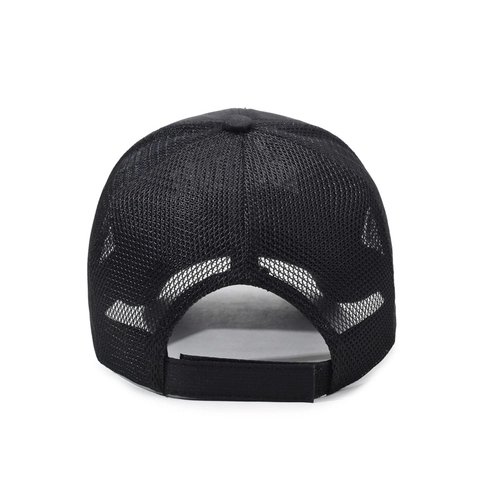 Mesh Baseball Kappe Polyester Baumwolle Atmungsaktiv Trucker Hut Outdoor Sport Sommer Sonnenschutz Verstellbar Abenteuer Stickerei