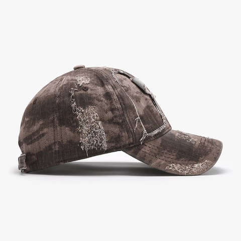 Cappello Da Baseball Vintage Lavato Cotone Strappato Regolabile Morbido Cappello Da Sole Esterno Retro Streetwear