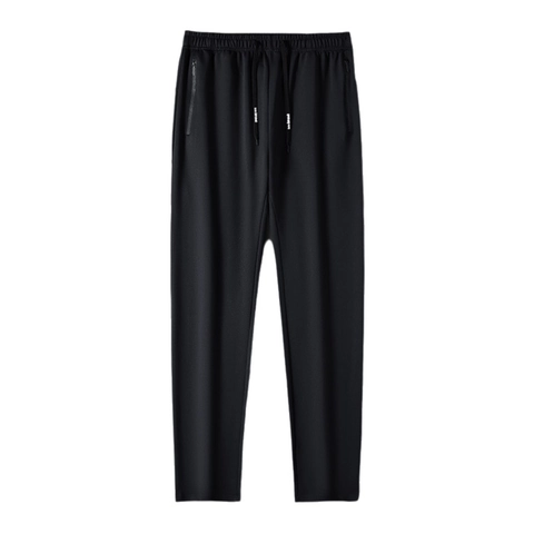 Pantalones De Deporte Para Hombre Joggers Poliéster Spandex Cordón Cintura Elástica Bolsillos Con Cremallera Casual