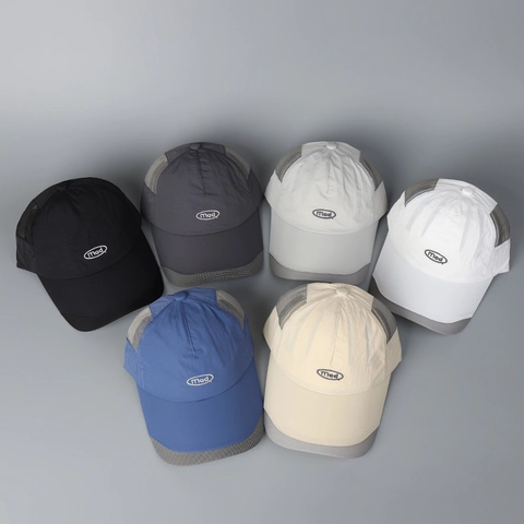 Berretto Da Baseball Asciugatura Rapida Mesh Patchwork Traspirante Cappello Sportivo Regolabile Per Uomini E Donne