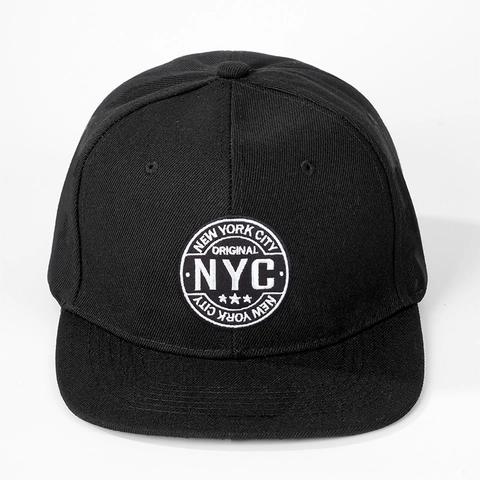 Cappello Snapback Ricamato NYC Poliestere Traspirante Regolabile Retro Streetwear Berretto Da Baseball Per Uomini Donne