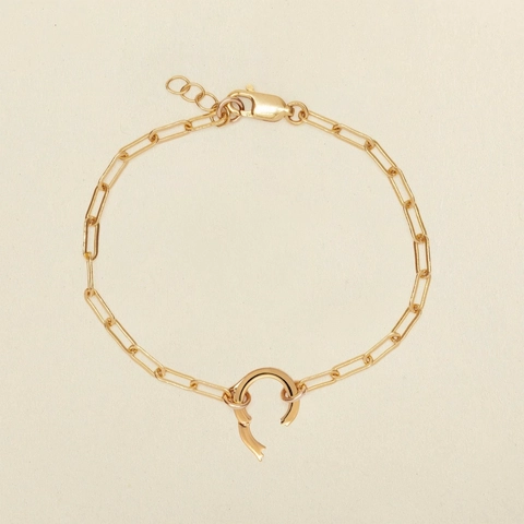 Bracelet Chaîne En Cuivre Plaqué Or 18 Carats Pour Femme Charms Élégants Cœur Croix Mama Papillon Accessoire De Bijoux
