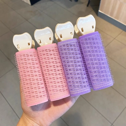 Hair Root Volumizing Clips Self Grip Hair Rollers Bangs Fluffy Curler Styling Tools Plastic Nylon For Women Girls
