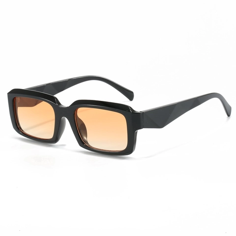 Retro Square Sunglasses UV400 Protection PC Frame Vintage Fashion Rectangle Eyewear For Men Women