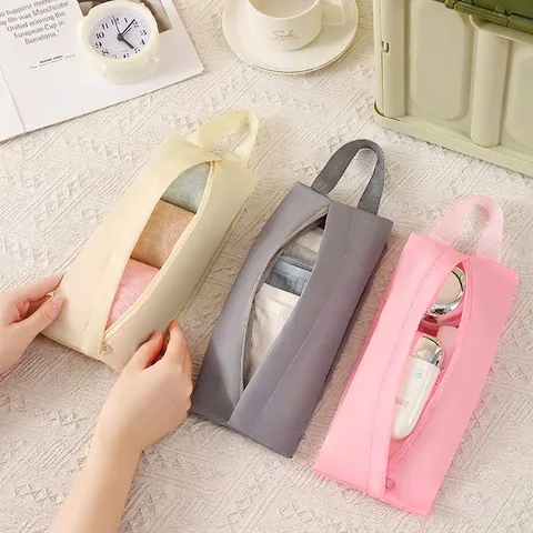 Tragbare Reise Aufbewahrungstasche Wasserdicht Stoff Unterwäsche Socken Kosmetik Organizer Faltbare Koffer Handtasche
