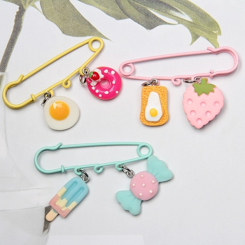 Accessoires De Broche Épingle De Sûreté En Alliage Couleurs Bonbon Style Dopamine Boucle De Serrage Taille DIY Bijoux