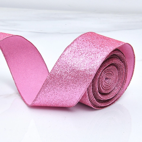 Ruban Pailleté Étincelant Garniture De Paillettes Métalliques Décor De Fête Sapin De Noël Emballage Cadeau Couture DIY