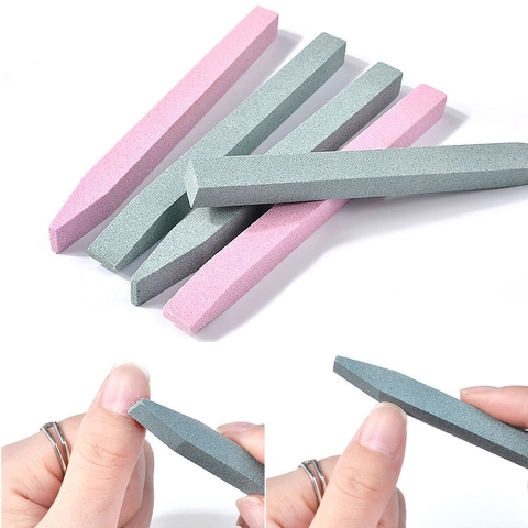 Professional Quartz Nail Grinding Stick Cuticle Dead Skin Remover Manicure Pedicure Polishing Tool Durable Stone Scrub Pen