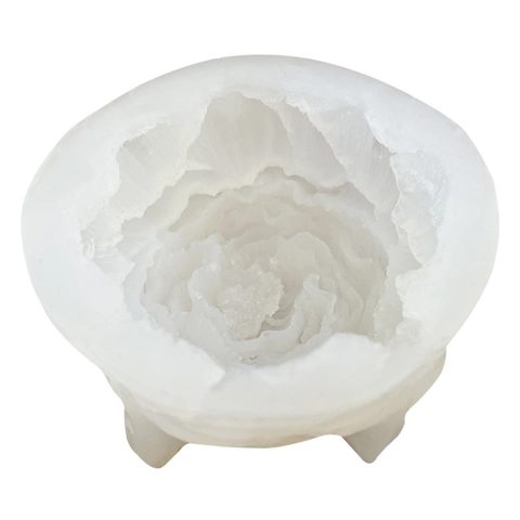 Blumen Silikonform 3D Pfingstrose Rosenform Für DIY Kerze Seife Fondant Kuchen Schokolade Backwerkzeug