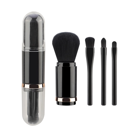 Tragbares Make-up Pinsel Werkzeug Synthetikfaser Abnehmbar Multifunktionale Reise Beauty Case Für Puder Lidschatten Rouge