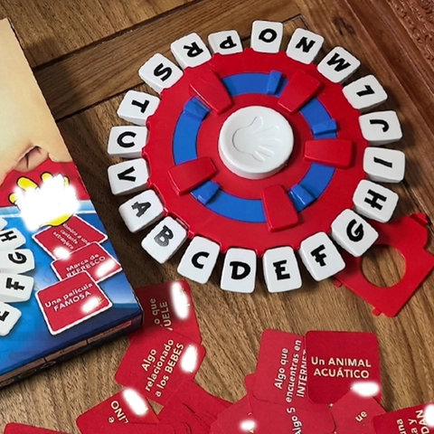 Alfabet Draaitafel Bordspel Plastic Logica Training Interactief Familie Educatief Speelgoed Kinderen Volwassenen