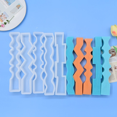 Geometric Irregular Long Silicone Candle Mold DIY Aromatherapy Wax Plaster Resin Casting Handmade Tool Home Decoration