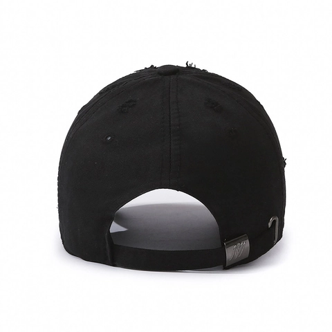 Vintage Distressed Katoenen Baseballpet Gewassen Pet Met Verstelbare Metalen Gesp Voor Outdoor Casual Streetwear Unisex
