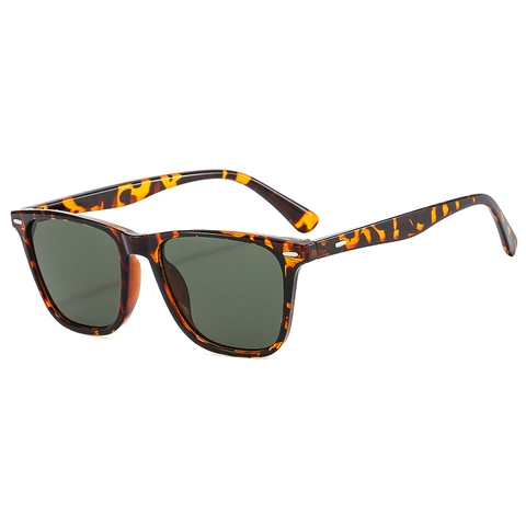 Fashion Square Sunglasses Women Retro Rectangular Frame UV400 Protection Vintage Trendy Shades For Driving Outdoor