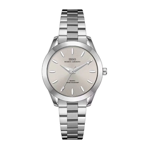 Women Quartz Watch Stainless Steel Strap Alloy Case Waterproof Minimalist Analog Fashion Wristwatch