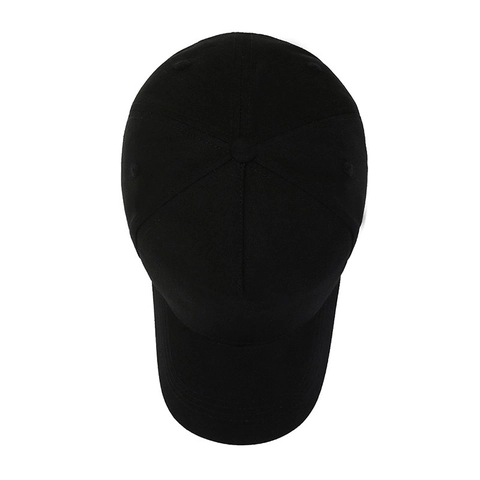 Baseball Cap Panelled Cotton Twill Adjustable Metal Buckle Sport Side Tag Curved Brim Sunshade Streetwear For Men Women